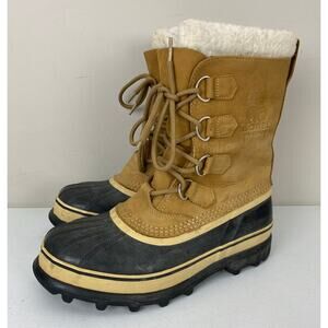 Women Sorel Caribou 11" Waterproof Warm Lining Cold Weather snow boots, 9